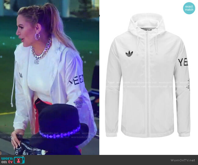 Adidas Yeezus Tour Windowbreaker worn by Heather Gay on The Real Housewives of Salt Lake City