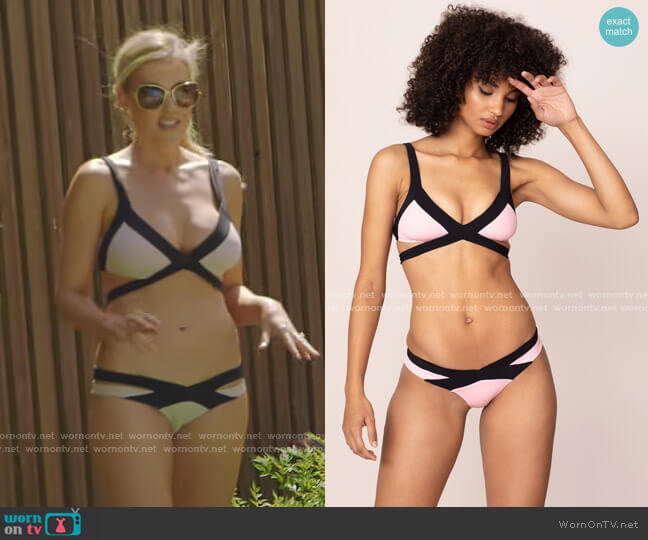 Agent Provocateur Mazzy Bikini Top worn by Stephanie Hollman on The Real Housewives of Dallas
