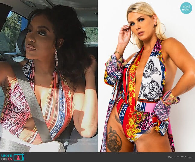 Akira Bad and Boujee Bodysuit worn by Porsha Williams on The Real Housewives of Atlanta
