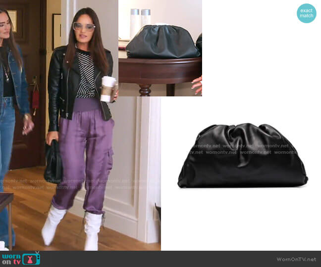 Bottega Veneta The Pouch bag worn by Lisa Barlow on The Real Housewives of Salt Lake City