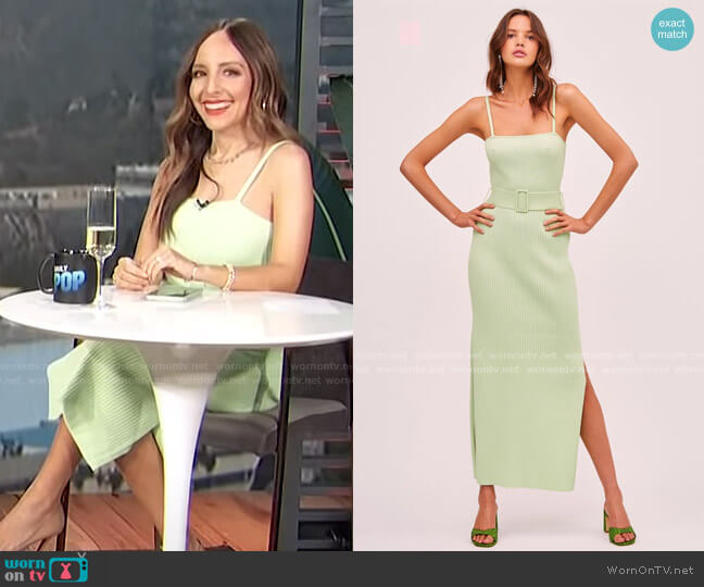 Finders Keepers Briggitte Dress worn by Lilliana Vazquez on E! News