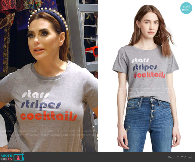 Grayson Threads Graphic Print T-Shirt worn by D’Andra Simmons on The Real Housewives of Dallas