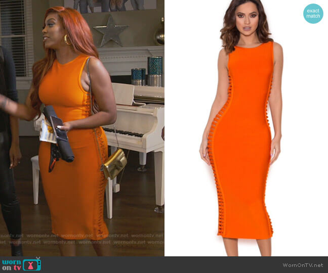 House of CB Martinique Dress worn by Porsha Williams on The Real Housewives of Atlanta