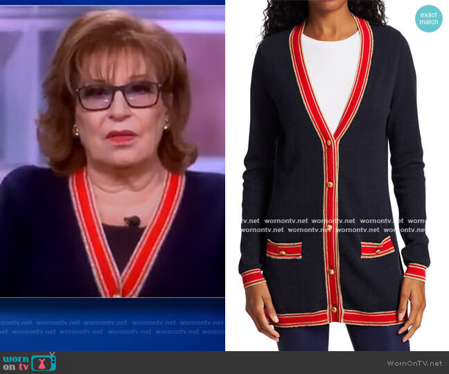 L'Agence Ariel Cardigan worn by Joy Behar on The View