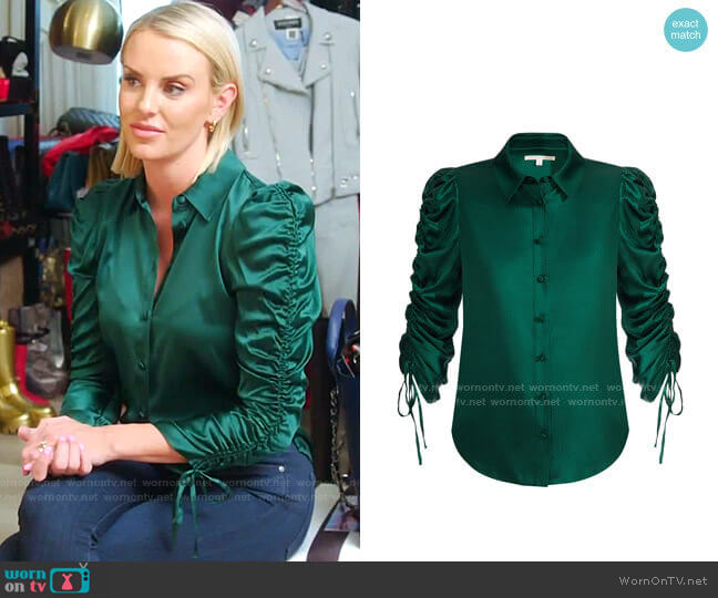 Veronica Beard Lillian Blouse worn by Whitney Rose on The Real Housewives of Salt Lake City