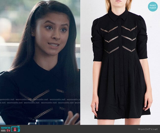 Maje Ratila Dress worn by June Park (Daniela Norman) on Tiny Pretty Things