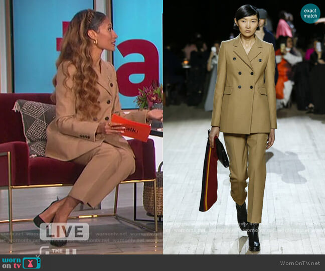 Marc Jacobs 2020 Winter Fall Collection worn by Elaine Welteroth on The Talk