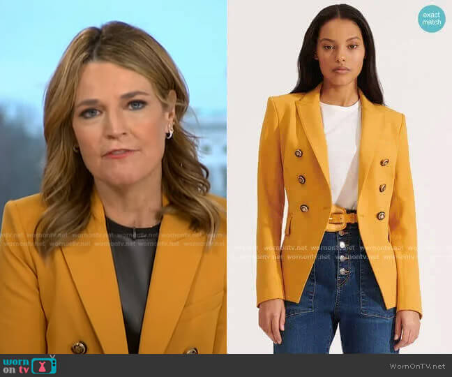 Veronica Beard Miller Dickey Jacket worn by Savannah Guthrie on Today