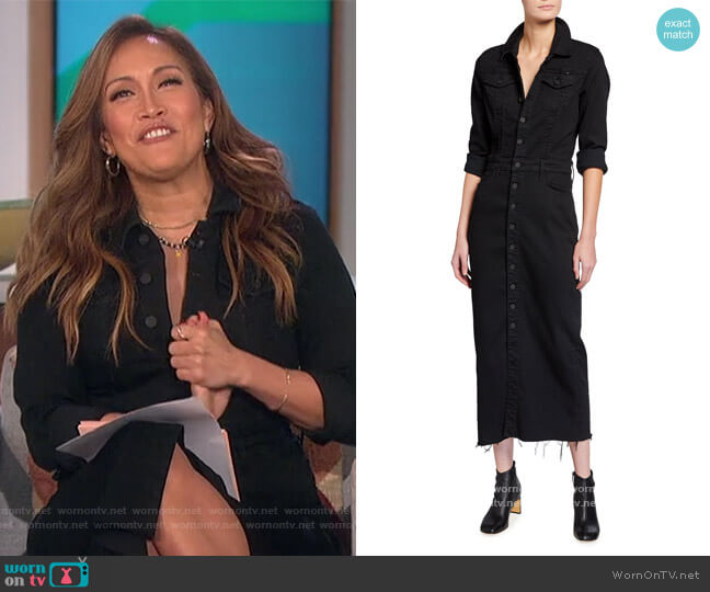 Mother The Cover-Up Dress worn by Carrie Inaba on The Talk
