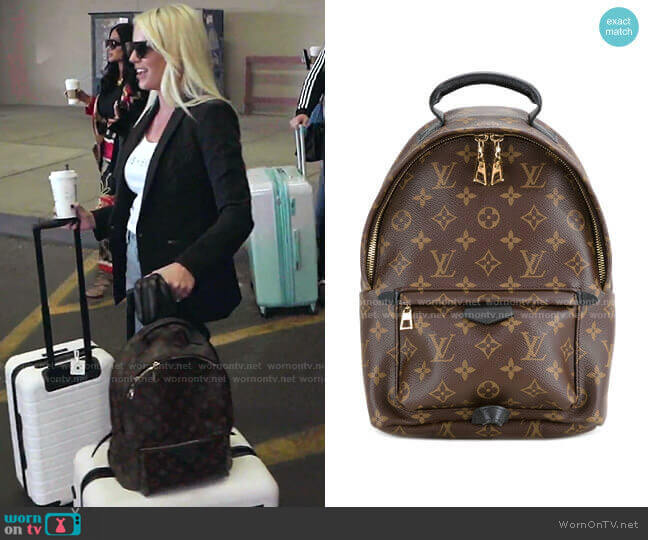 Louis Vuitton Palm Springs MM backpack worn by Whitney Rose on The Real Housewives of Salt Lake City