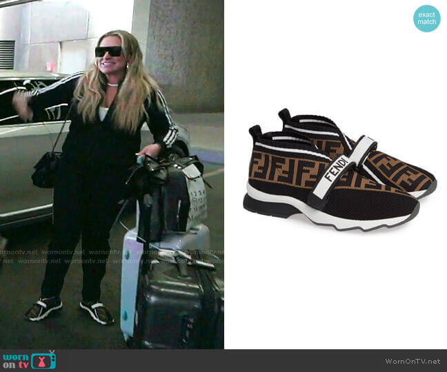 Fendi Rockoko Knit Sneaker worn by Heather Gay on The Real Housewives of Salt Lake City