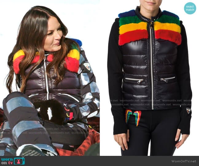 Rossignol Beam Light Down Vest worn by Lisa Barlow on The Real Housewives of Salt Lake City