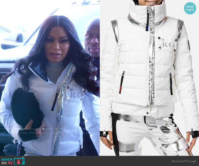 by Rossignol x Jcc Moonie Down Jacket worn by Jen Shah on The Real Housewives of Salt Lake City