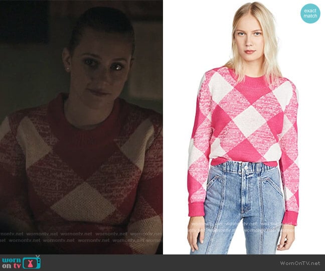 The Fifth Label Angle Knit Sweater worn by Betty Cooper (Lili Reinhart) on Riverdale
