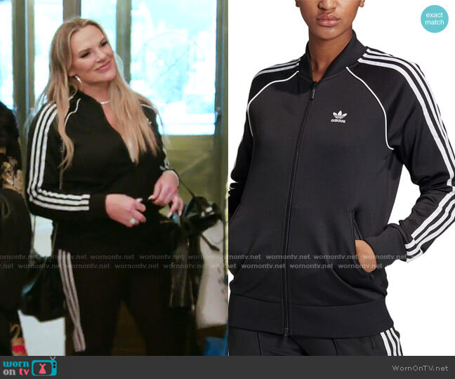 Adidas Superstar Track Jacket worn by Heather Gay on The Real Housewives of Salt Lake City