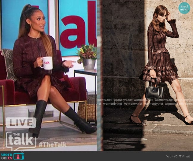 Alaia 2021 Spring Summer Collection worn by Elaine Welteroth on The Talk