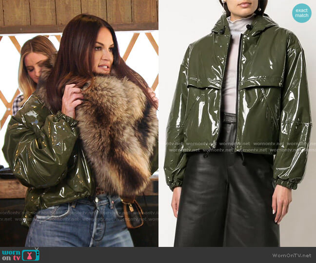 Apparis Colby Hooded Zip Up Jacket worn by Lisa Barlow on The Real Housewives of Salt Lake City