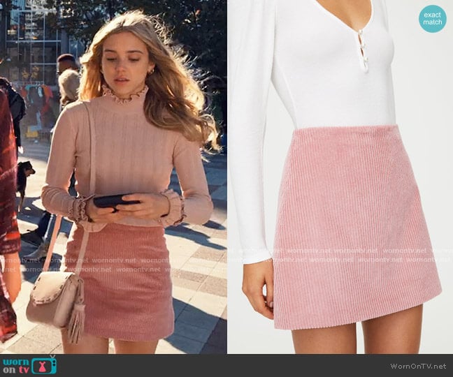 Wilfred Renee Skirt worn by Bette Whitlaw (Casimere Jollette) on Tiny Pretty Things