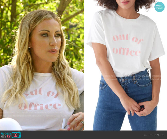 Ban.Do Out of Office Classic Tee worn by Stephanie Hollman on The Real Housewives of Dallas