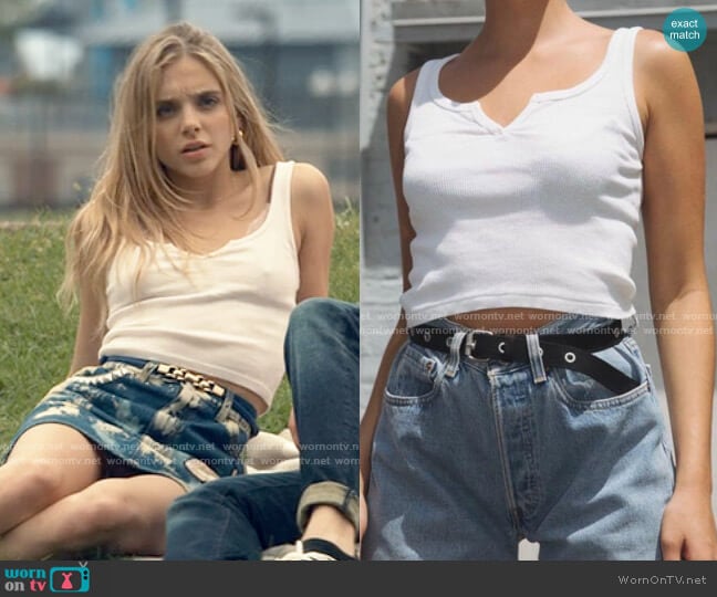 Brandy Melville Trisha Tank worn by Bette Whitlaw (Casimere Jollette) on Tiny Pretty Things