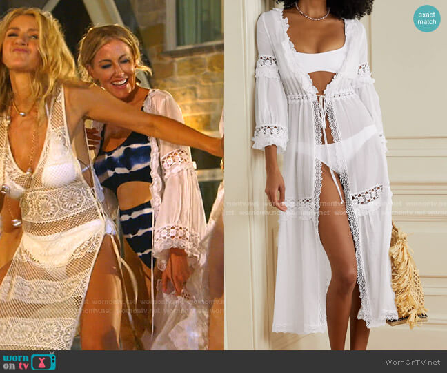 Rharo Ruiz Tamara Vilce Robe worn by Stephanie Hollman on The Real Housewives of Dallas
