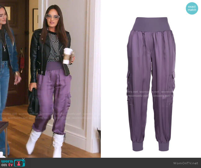 Cinq a Sept Giles Trousers worn by Lisa Barlow on The Real Housewives of Salt Lake City