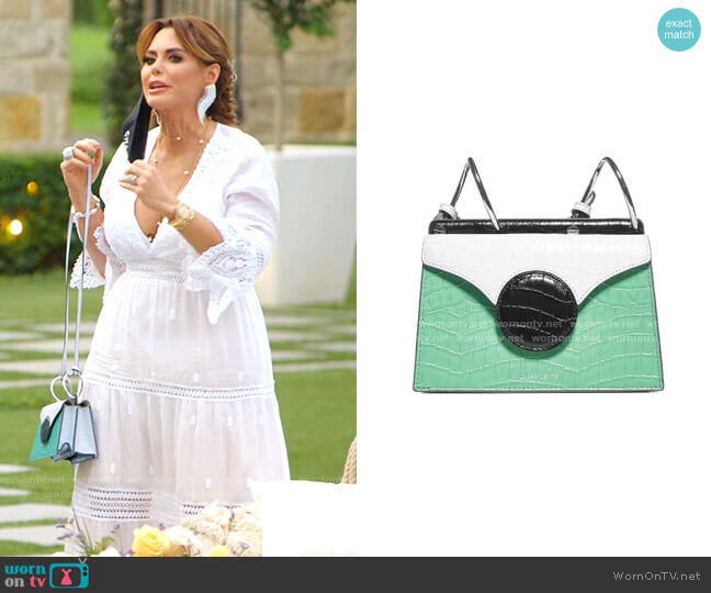 Danse Lente Mini Phoebe Shoulder Bag worn by D’Andra Simmons on The Real Housewives of Dallas