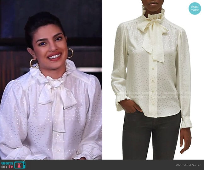 Equipment Loudette Button-Up Silk Blouse