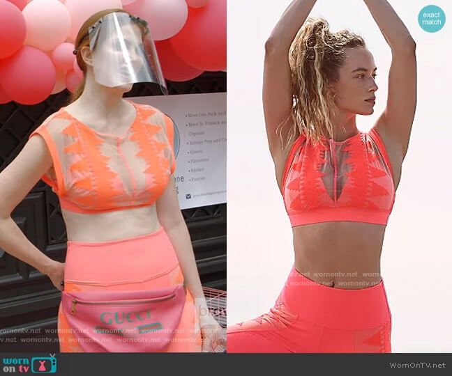 Free People Riptide Crop top worn by Jennifer Davis Long on The Real Housewives of Dallas