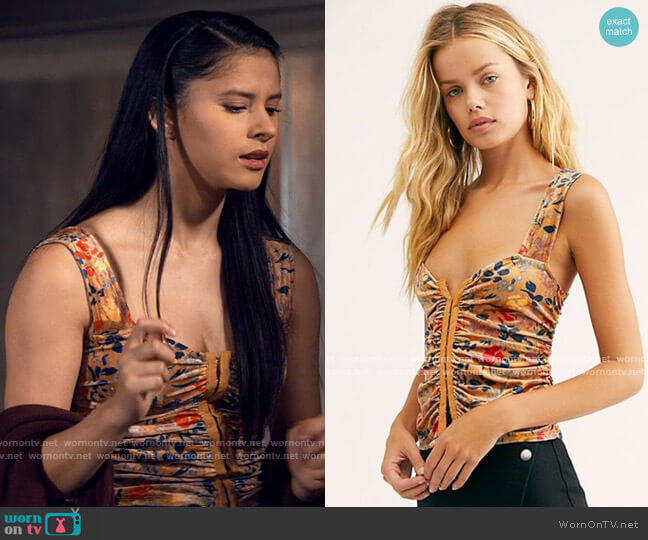 Free People Dottie Tank worn by June Park (Daniela Norman) on Tiny Pretty Things