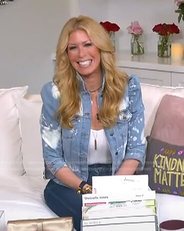 Jill’s tie dye denim jacket on Today