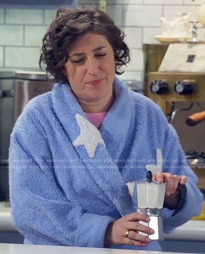 Kat’s blue star and moon robe on Call Me Kat