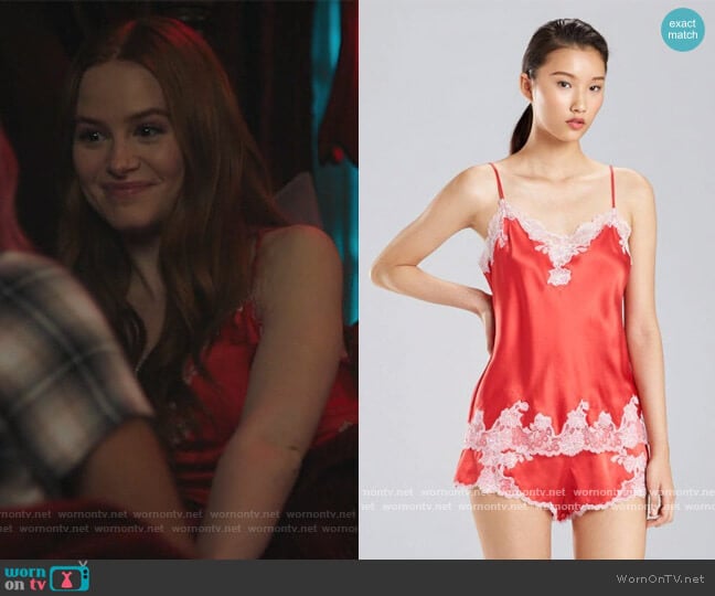 Natori Lolita Cami worn by Cheryl Blossom (Madelaine Petsch) on Riverdale