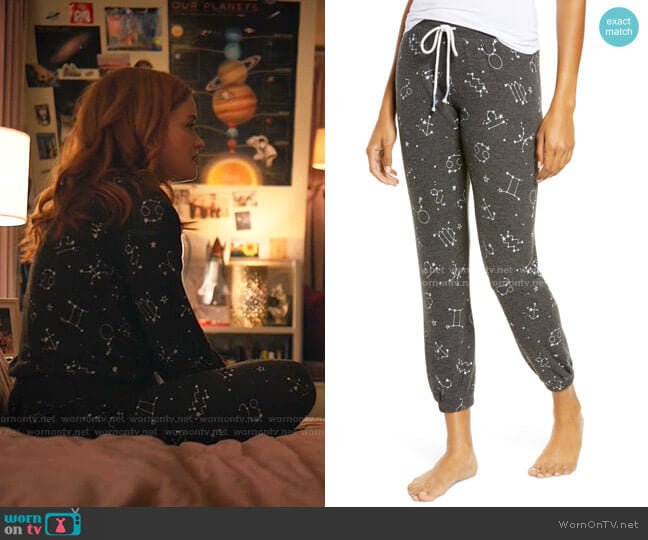 PJ Salvage What's Your Sign Banded Pant worn by Zoey Clarke (Jane Levy) on Zoeys Extraordinary Playlist