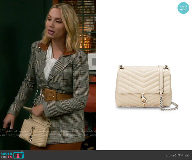 Rebecca Minkoff Edie Crossbody worn by Mandy Baxter (Molly McCook) on Last Man Standing