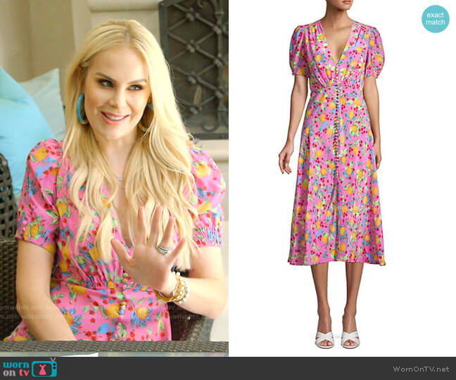 Saloni Lea Midi Dress worn by Kameron Westcott on The Real Housewives of Dallas