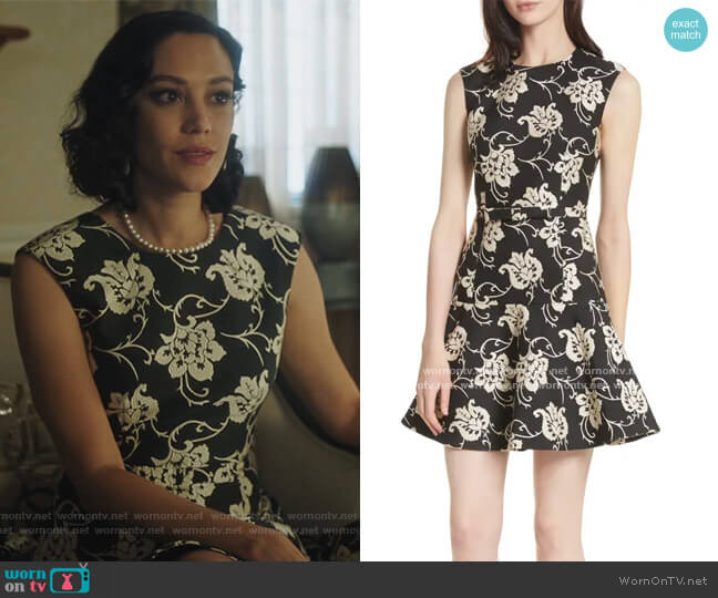 Ted Baker Ornate Paisley Ruffle Hem Dress worn by Hermosa Lodge (Mishel Prada) on Riverdale