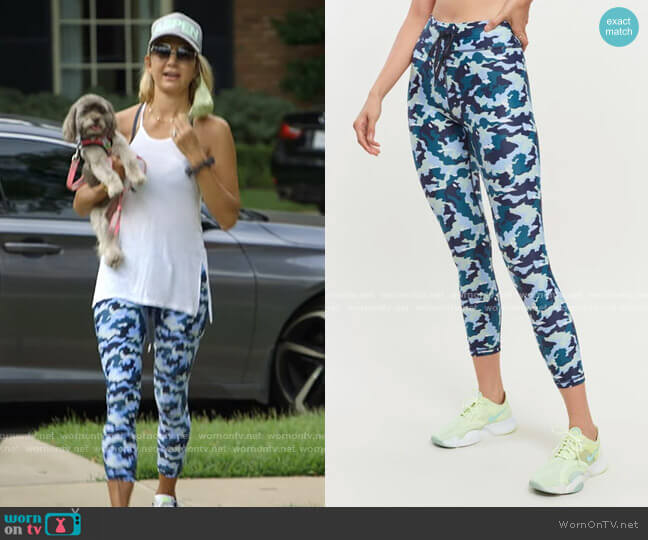 The Upside Camo Midi Pant worn by Kary Brittingham on The Real Housewives of Dallas