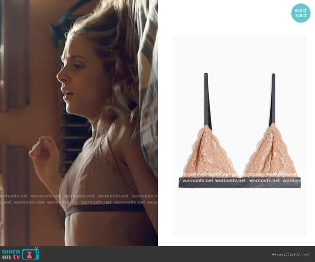 Topshop Lace Bralette worn by Bette Whitlaw (Casimere Jollette) on Tiny Pretty Things