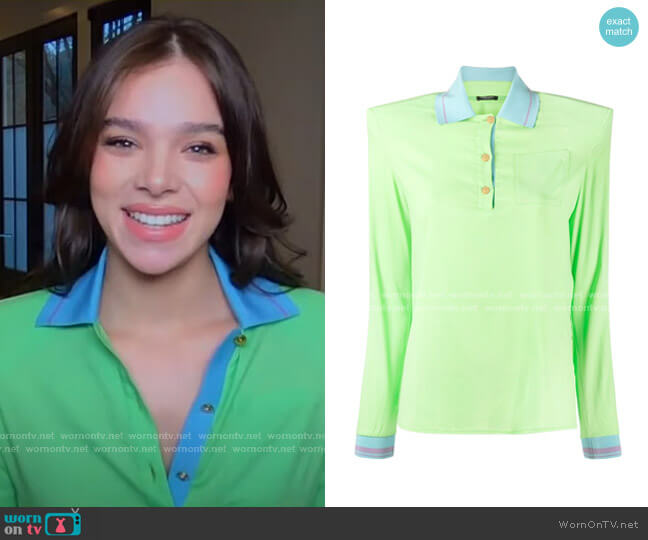 Versace Structured-Shoulder Polo Shirt
