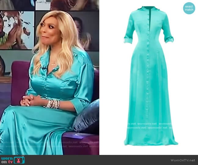 Andrea Iyamah Sabra Dress worn by Wendy Williams on The Wendy Williams Show