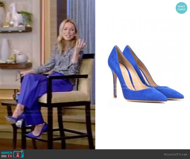 Roland Mouret Arreton Pencil Skirt worn by Kelly Ripa on Live with Kelly and Mark