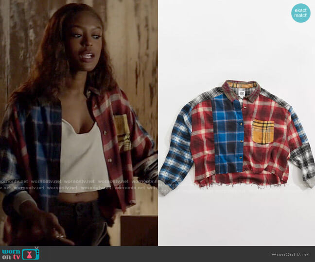 BDG Rayne Patchwork Flannel Shirt worn by Ryan Wilder (Javicia Leslie) on Batwoman