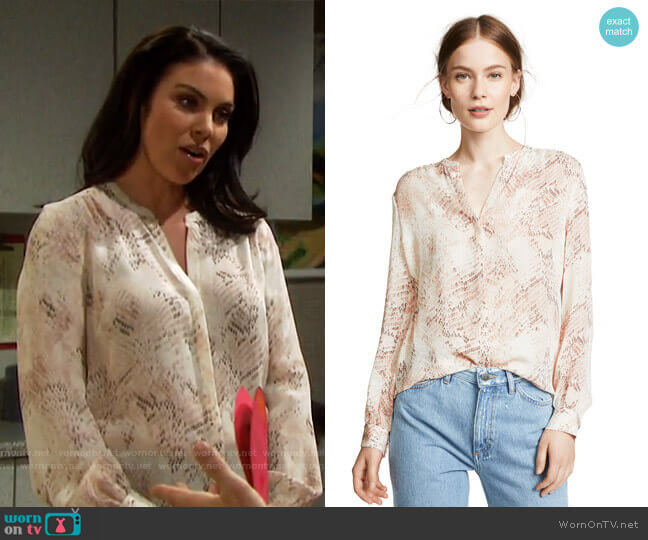 L'Agence Bardot Blouse worn by Chloe Lane (Nadia Bjorlin) on Days of our Lives