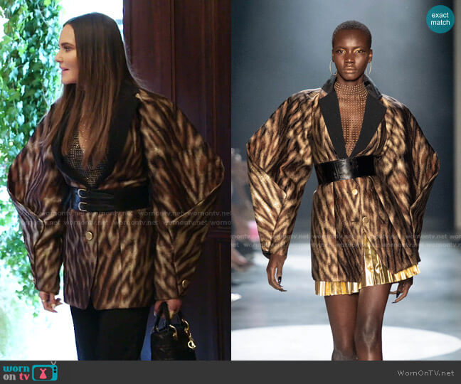 Christian Cowan Fall 2020 Collection worn by Meredith Marks on The Real Housewives of Salt Lake City