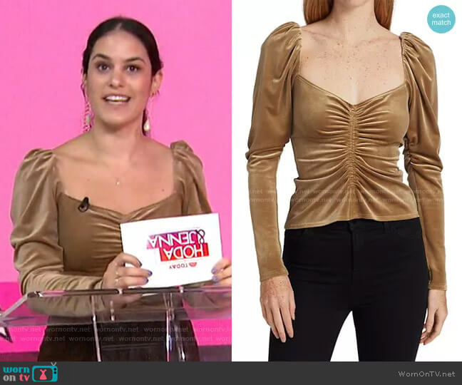 A.L.C. Chamberlain Top worn by Donna Farizan on Today