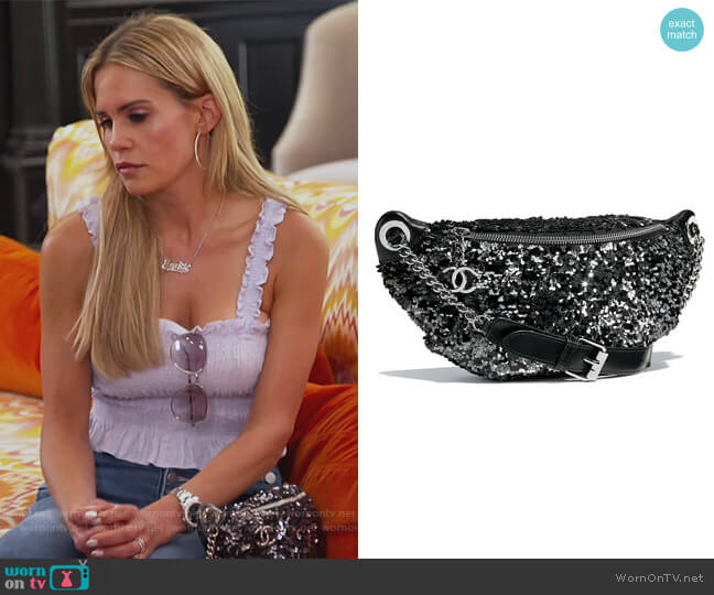 Channel Embellished handbag worn by Jackie Goldschneider on The Real Housewives of New Jersey