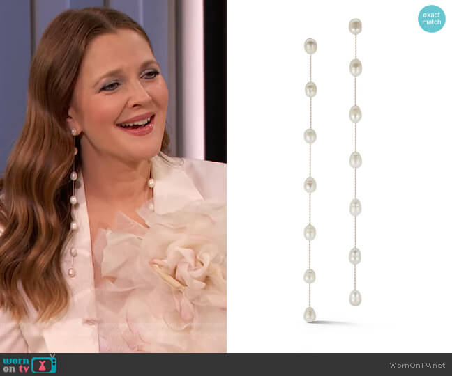Chefanie Pearl Bocconcinis worn by Drew Barrymore on The Drew Barrymore Show