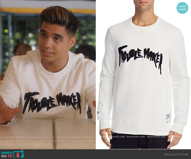 Eleven Paris Gremlins Sweatshirt worn by Vivek Shah (Jordan Buhat) on Grown-ish