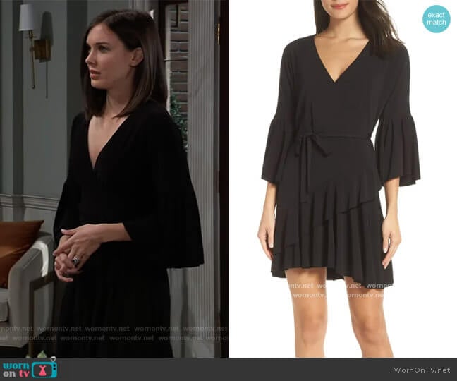 French Connection Ellette Dress worn by Willow Tait (Katelyn MacMullen) on General Hospital